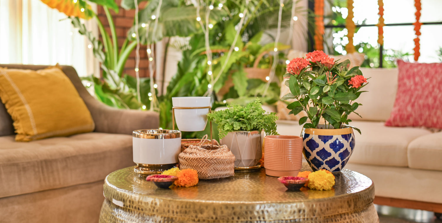 10 Stunning Planters for Ganesh Decoration at Home