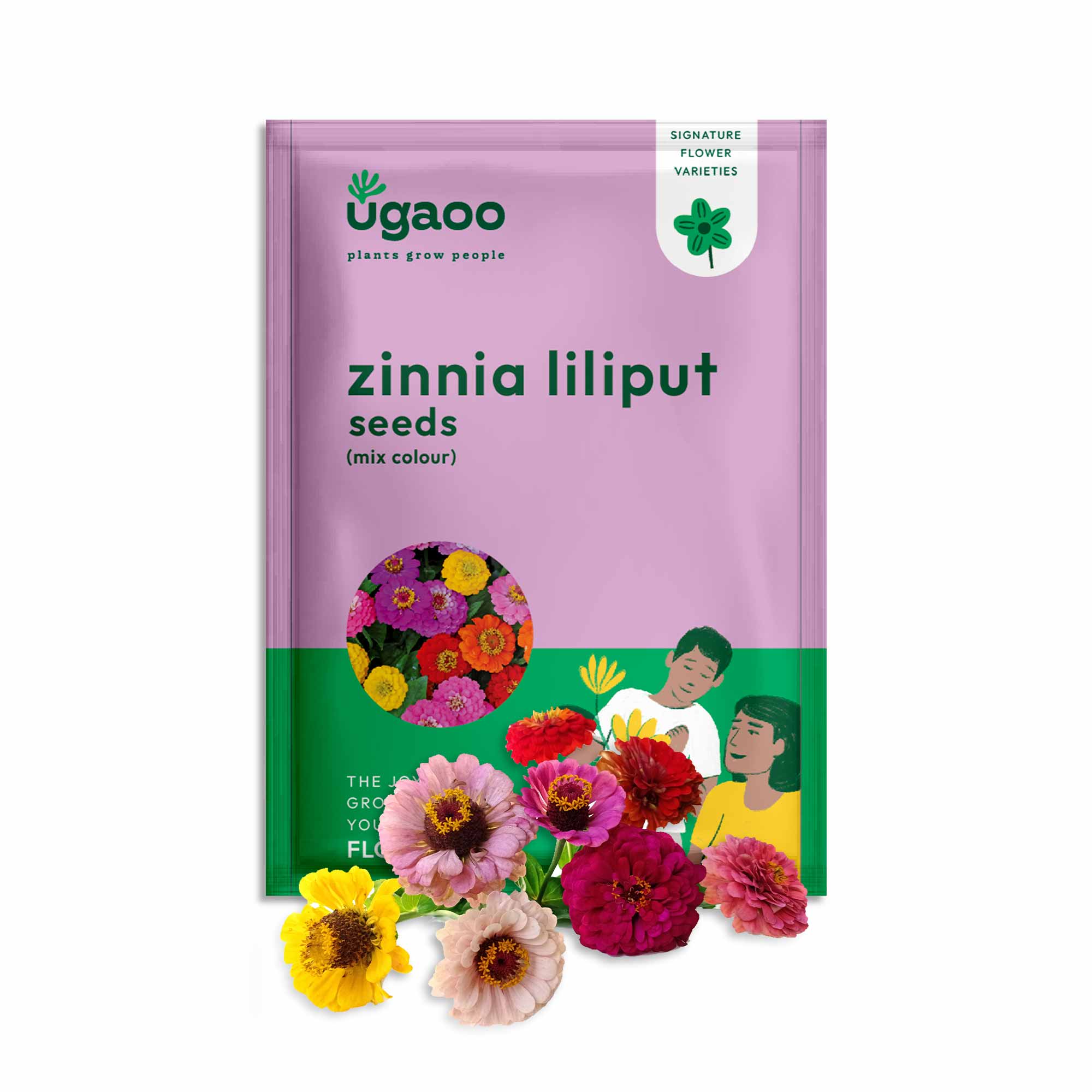 Zinnia Lilliput Mix Seeds