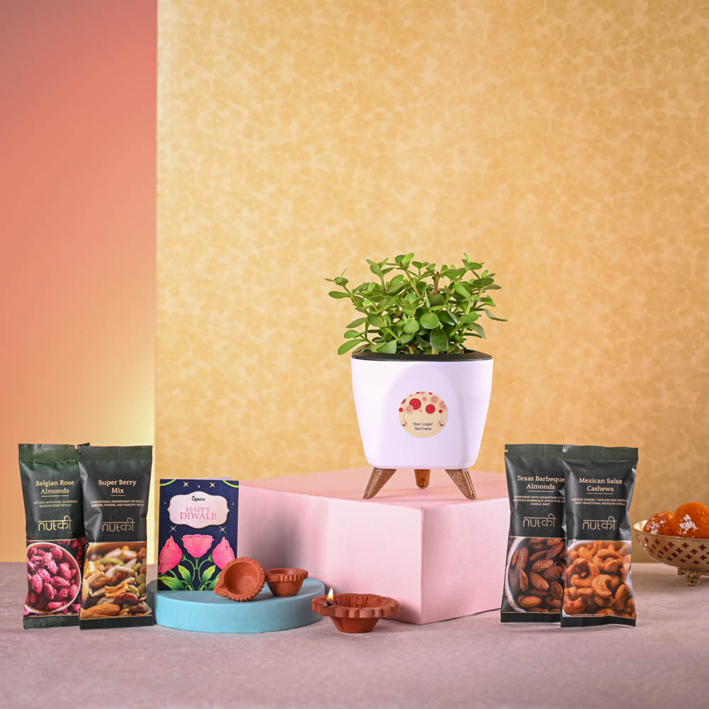 Jade Mini &amp; Nutki Gourmet Nut Mix Diwali Gift Hamper