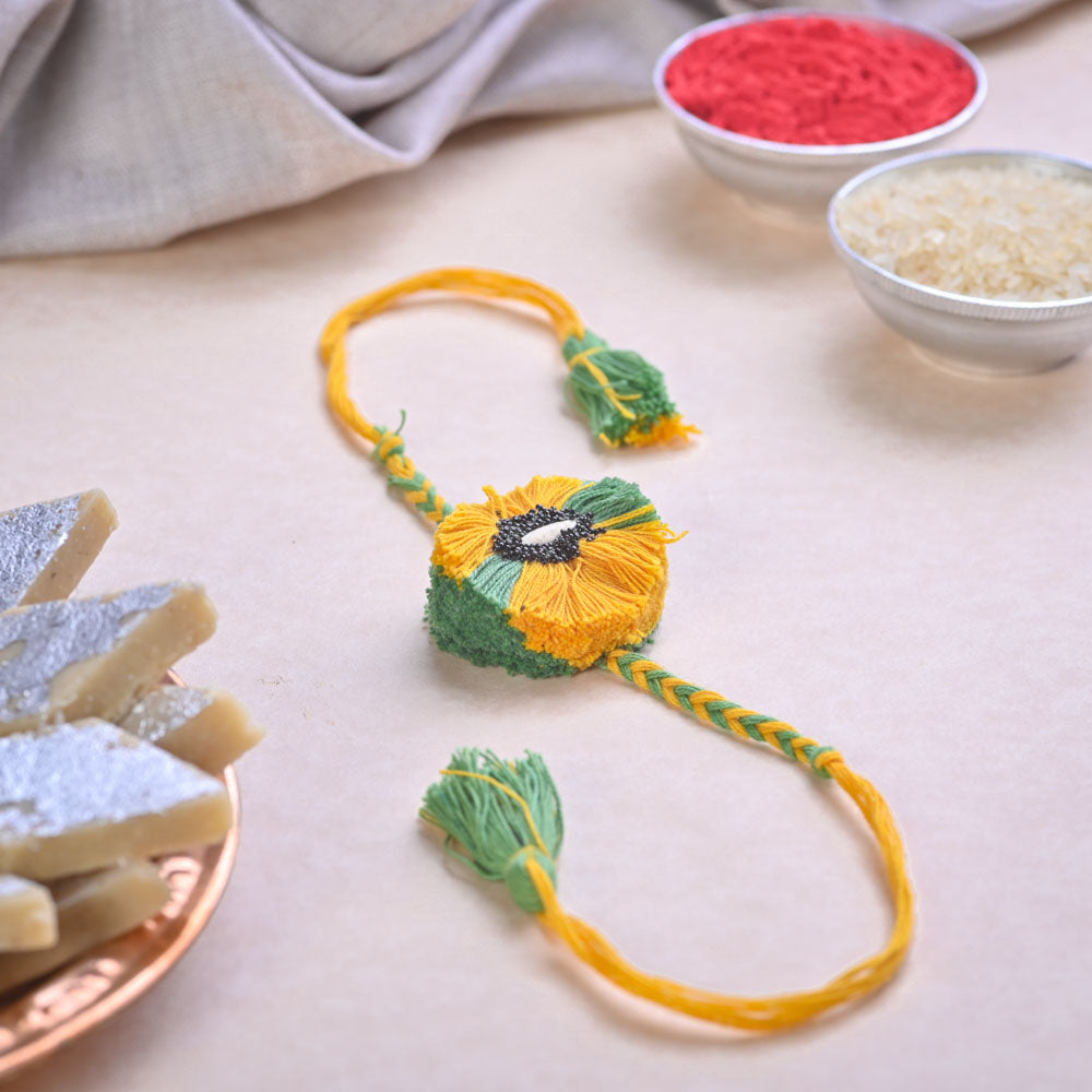 Plantable Seed Rakhi with Cucumber &amp; Chulai Seeds