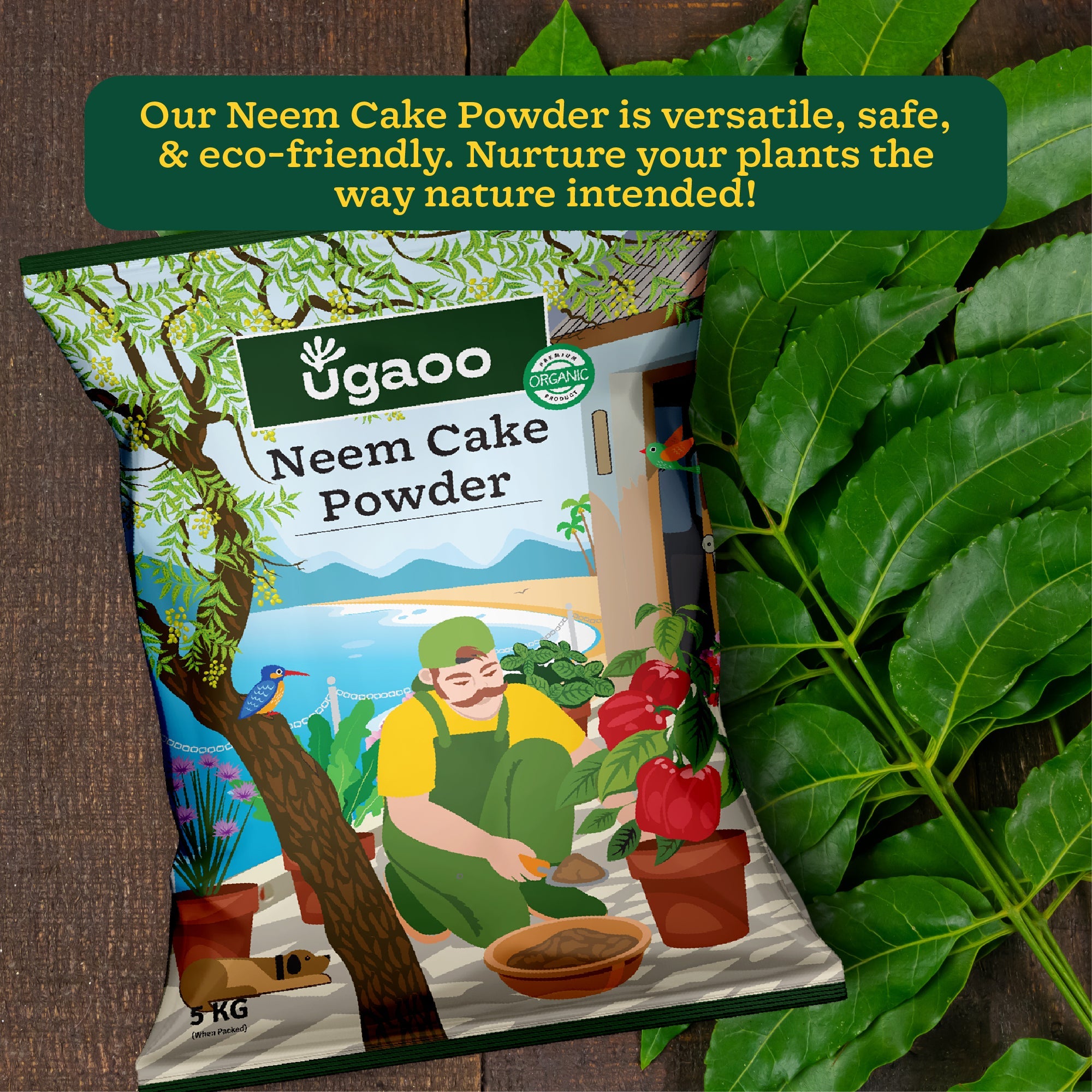 Neem Cake Powder - 5 kg