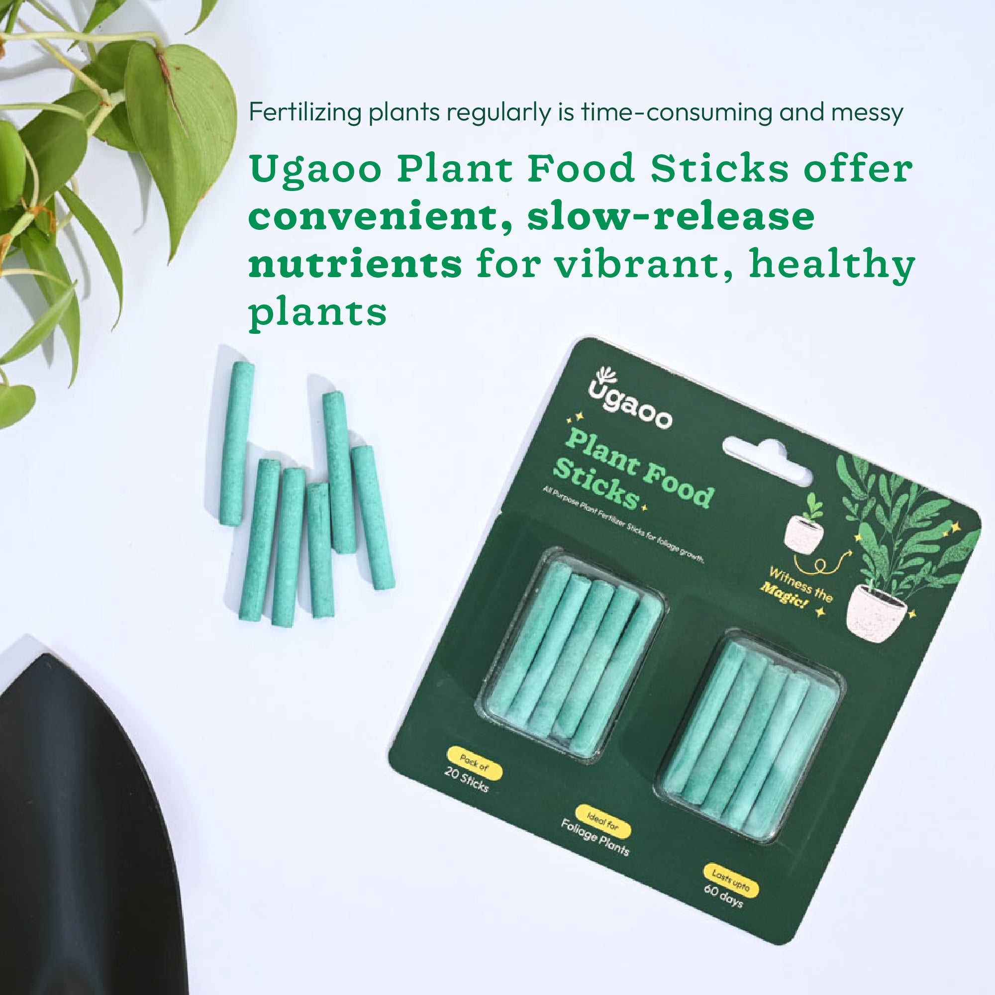 UGAOO Plant Food Fertilizer Sticks For All Home Garden Indoor & Outdoor Plants