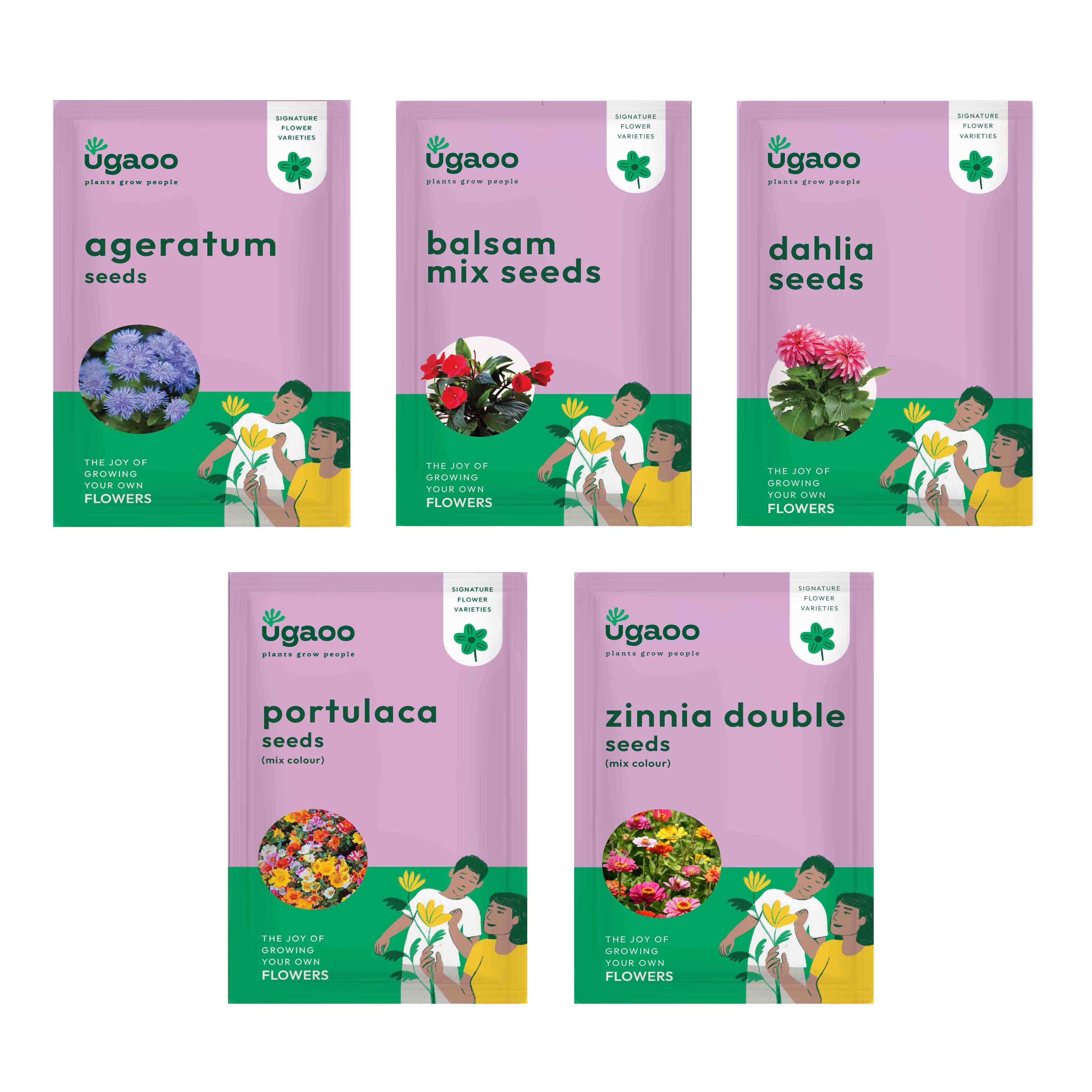 Flower Seeds Bundle of 5 Packet