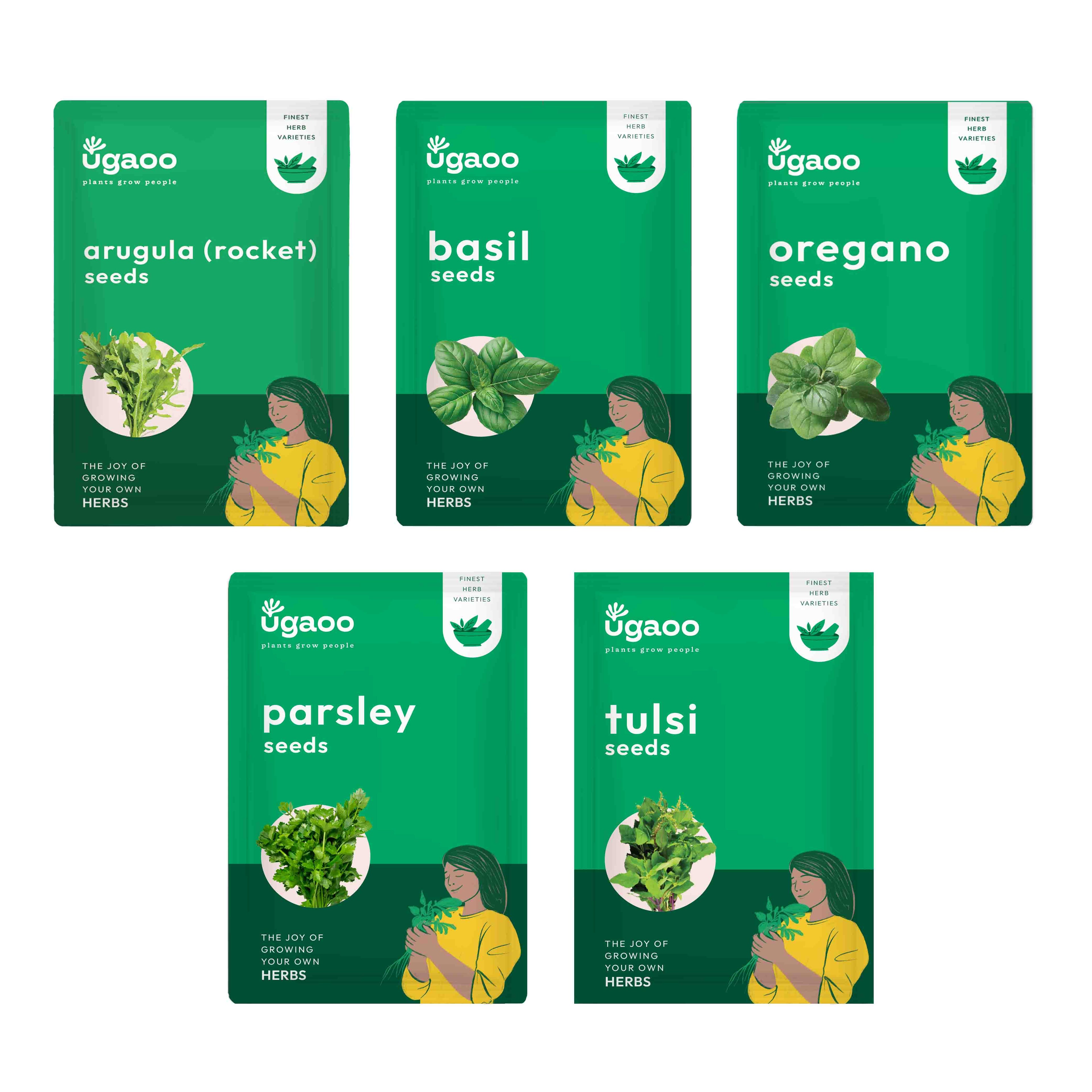 Herb Seeds Bundle of 5 Packet