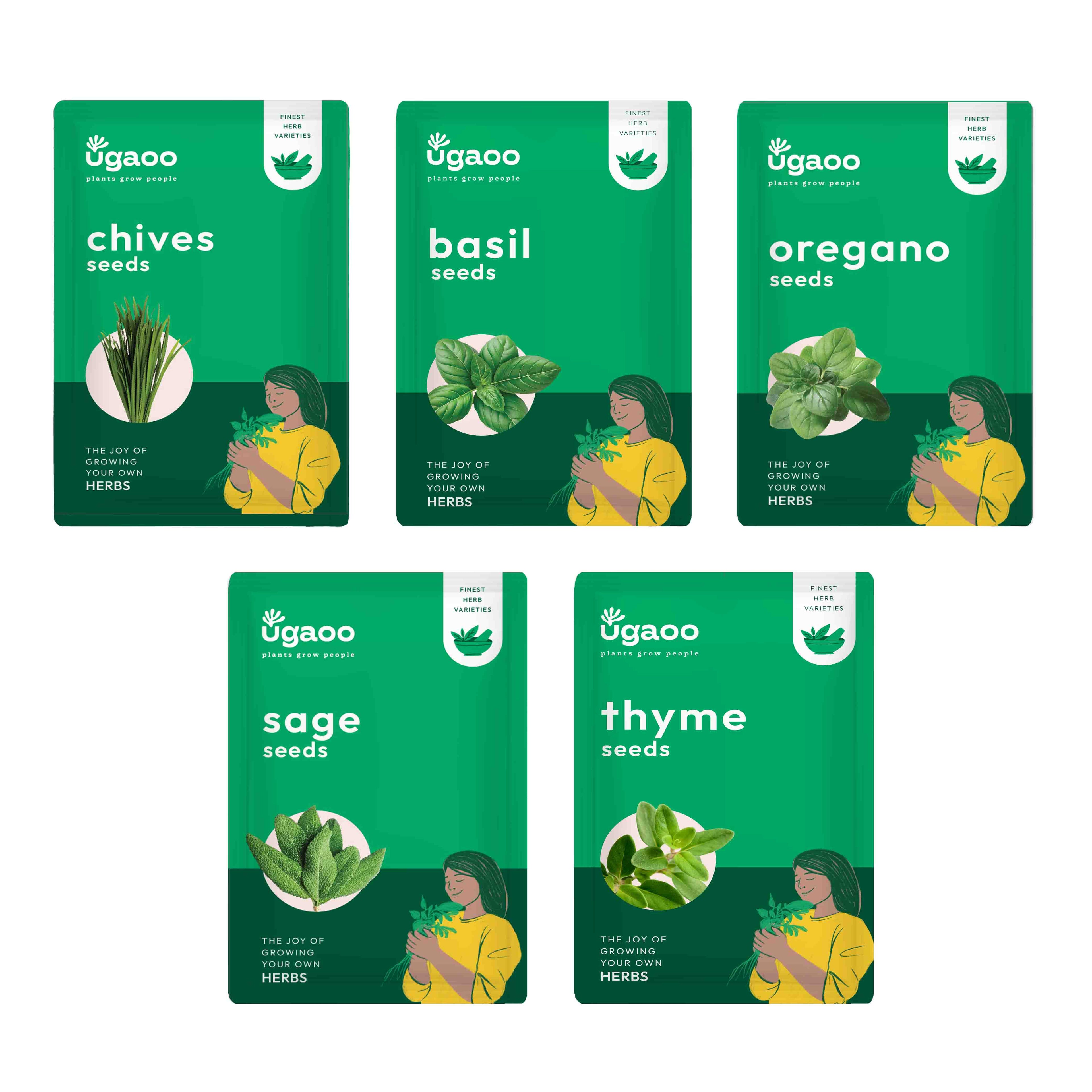 Herb Seeds Bundle of 5 Packet