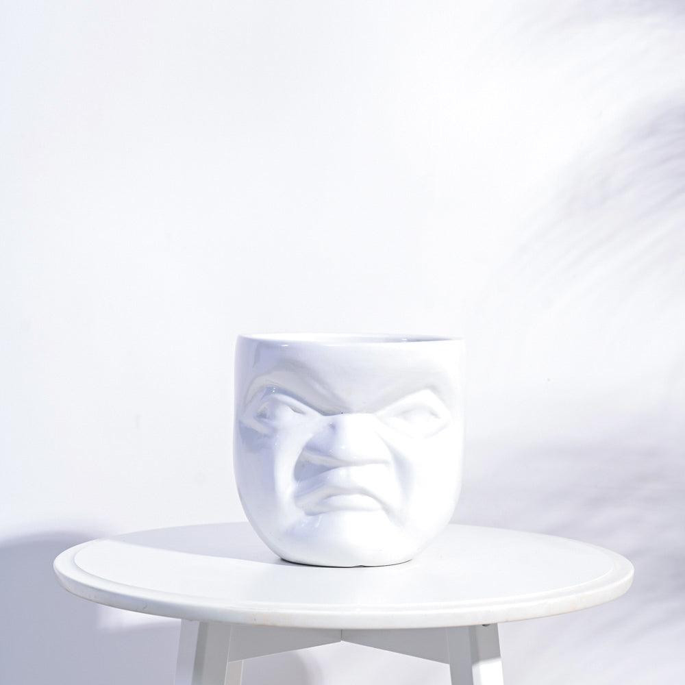 Unwavered Love - Kids Angry Face Ceramic Pot