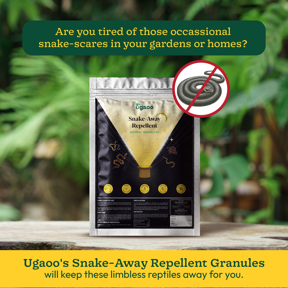 Herbal Snake Repellent Granules - 1 Kg