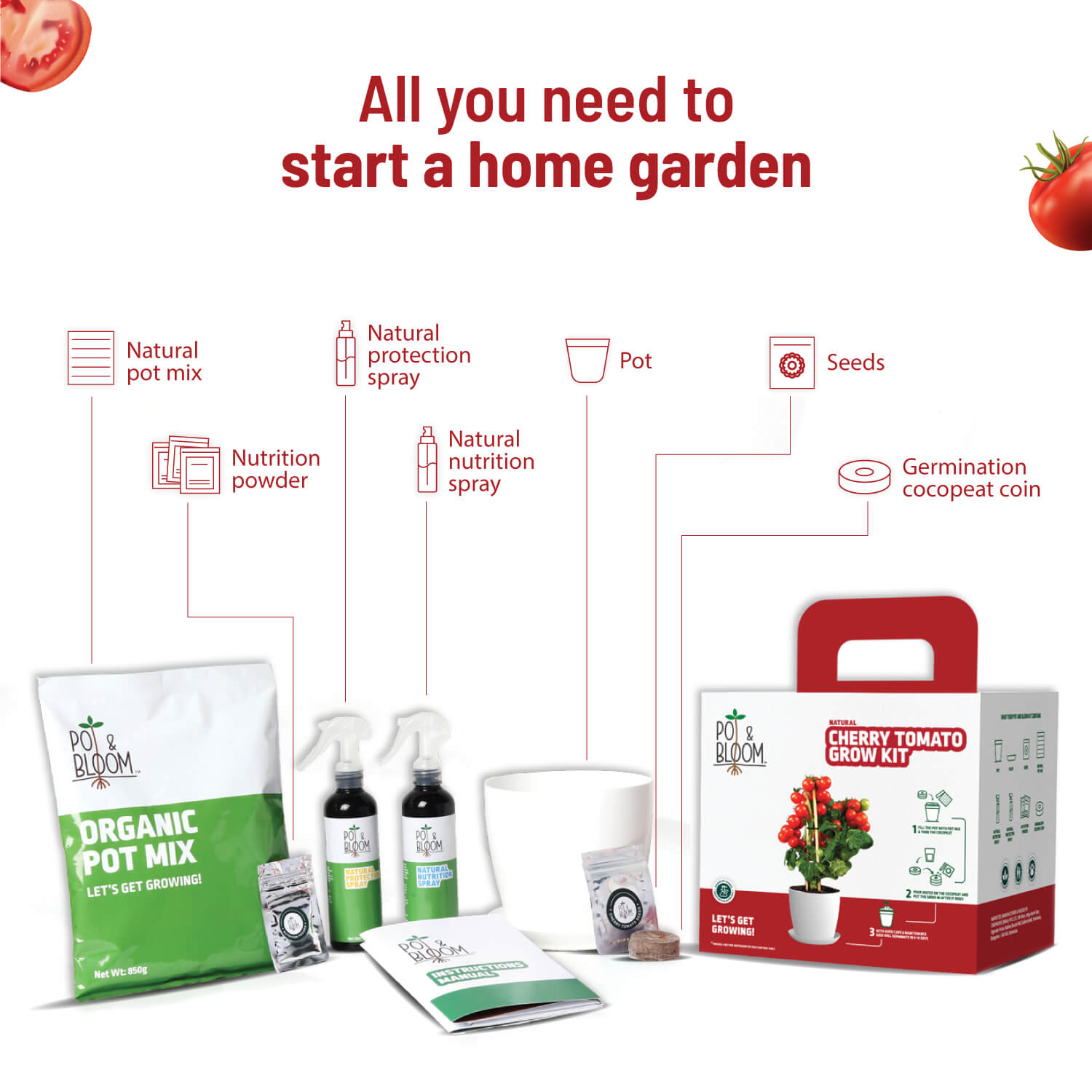 Cherry Tomato Grow Kit