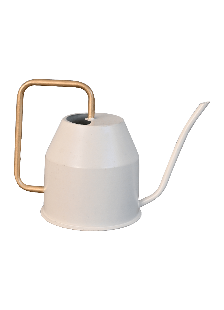 Haifoss Watering Can - Ivory &amp; Gold