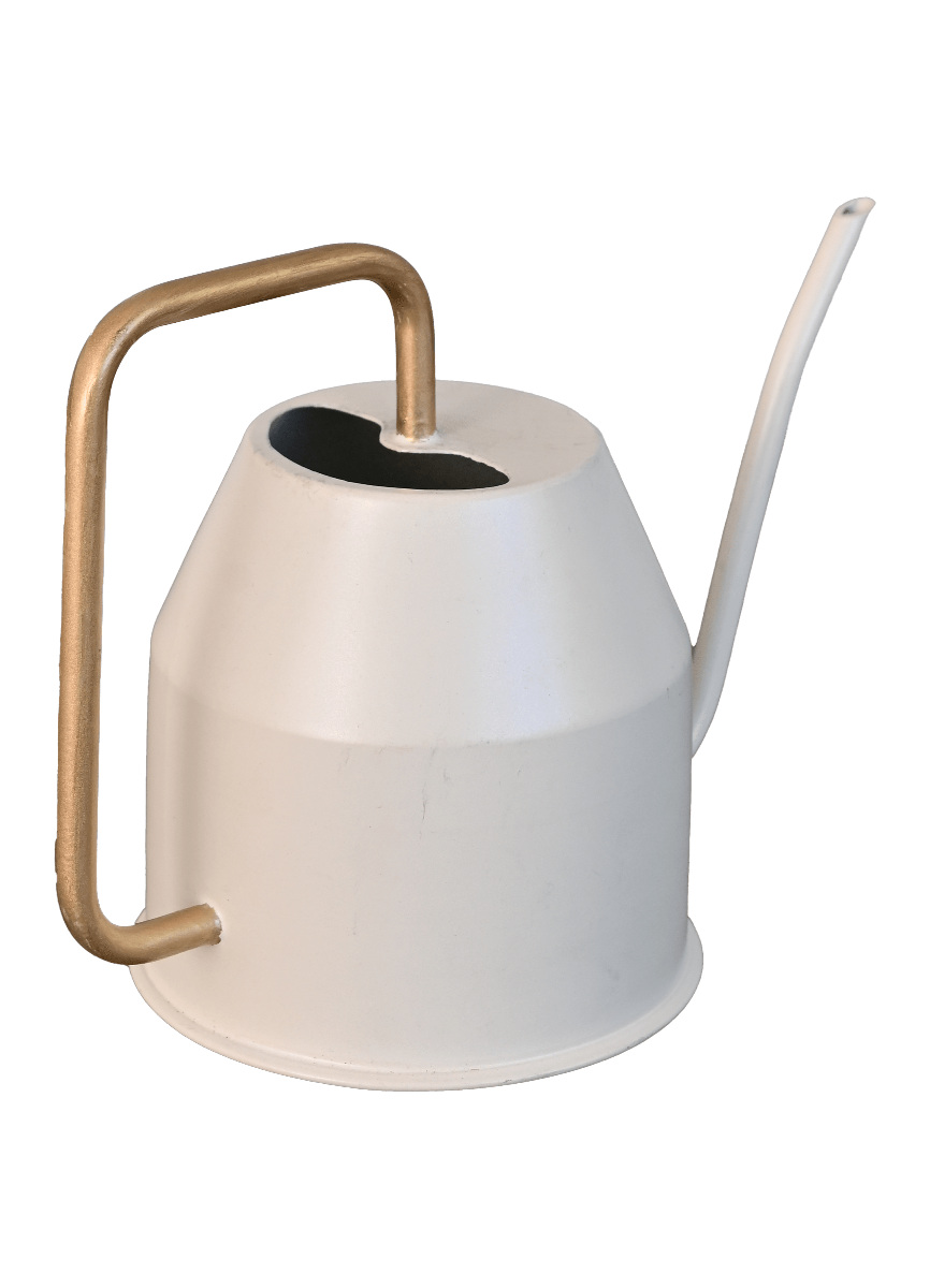 Haifoss Watering Can - Ivory &amp; Gold