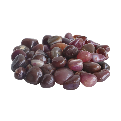 Onyx Ruby Polished Pebbles- 1 Kg