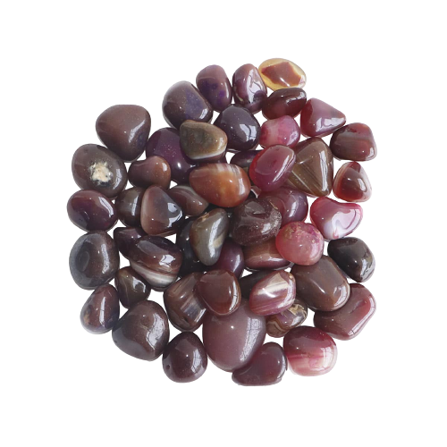 Onyx Ruby Polished Pebbles- 1 Kg