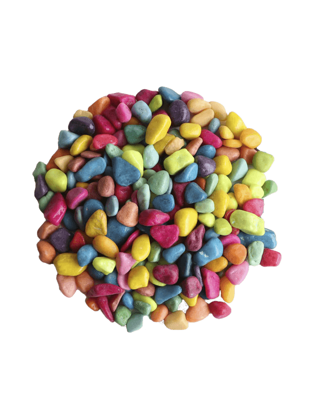 Pebbles Coloured - 1 kg